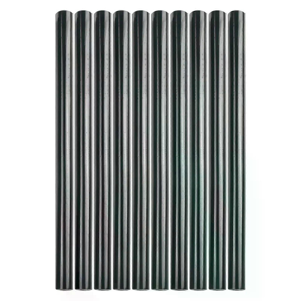 Lot de 10 bâtons de colle thermofusibles noirs pour réparation de bosses de voiture, 11 x 200 mm, sans