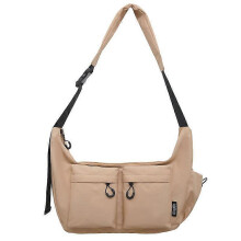(Khaki) Dallaswind Large Capacity Messenger Bag, multi-pocket, Large capacity,waterproof
