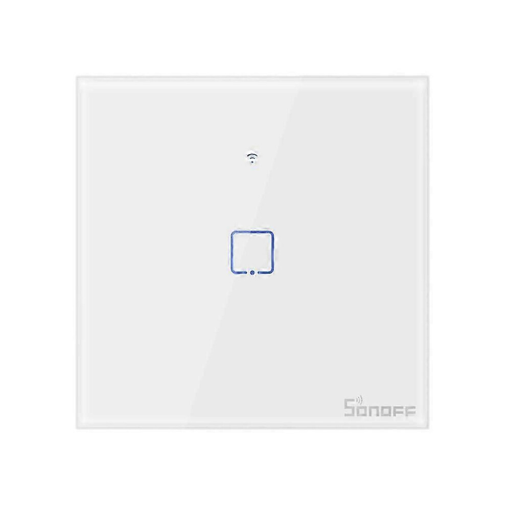 (As Show, One Size) Smart Wall Switch,Sonoff Wireless Wifi Connected Light Switch,Compatible With Alexa,Google Home And Ifttt,Touch Switch With Remote 4633396570374