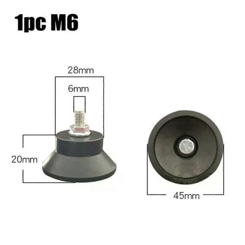 (M6)1pc Air Compressor Accessories Air Compressor Foot Pad Shockproof Components Replace M6 M8 Rubber