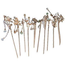 Ming Dynasty hairpins Elegant and vintage design Highquality metal