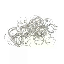 100 st 20mm-35mm vinglasringar markörer silverörhängen cirkeltrådringar bågar gör-det-själv nyhet present