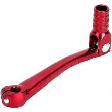 (As show, One size) Motorcycle Gear Shifter CNC Aluminum Alloy Universal Folding Gear Shifter Motorbike Modification Accessories 5.9 x 2.5 Inch (Red)