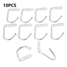 Lot de 20/10/2 crochets de plafond en métal en alliage de zinc à une broche pour chambres, salles de