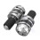 2 X Motorcycle Round Handlebar End (Left And Right) Replacement Accessory Parts 1