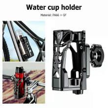 (A) Soporte universal para botella de agua, bebida y vaso de aleación de aluminio fijo para motocicleta