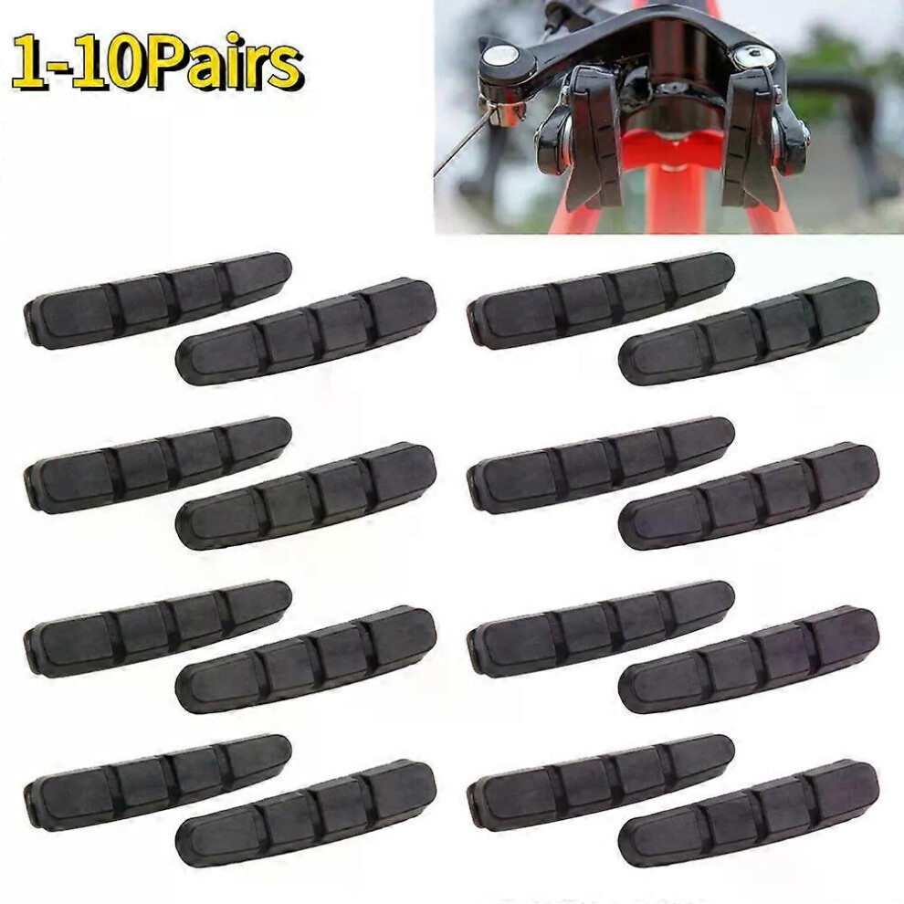 1 à 10 paires de plaquettes de frein pour vélo de route, pour jantes en alliage, cartouches Dura Ace