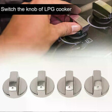 Juego de 4 perillas de control de interruptor giratorio universal de repuesto para cocina, cocina de