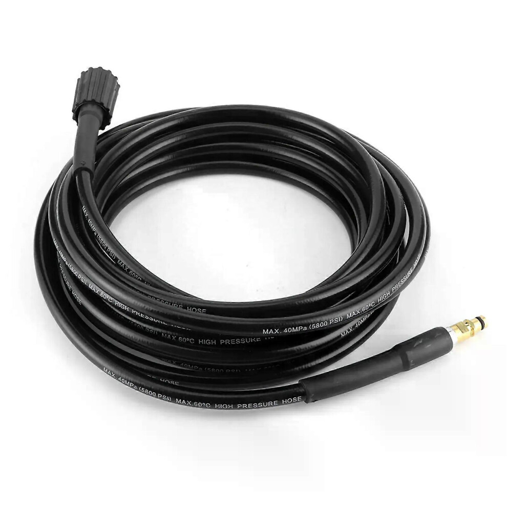 1 tuyau de nettoyage à haute pression de 6 à 15 m pour nettoyeur haute pression, tuyau d'arrosage pour