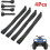 1/4Pcs Soft Loop Tie Down Straps Ratchet Towing Cargo ATV UTV Motorcycle 600LBS 1