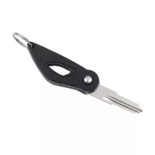 Clé vierge pliable pour Benelli TRK502 TRK502X 502C TNT150 TNT15 / TNT 15 150 Clé à lame argentée pliable