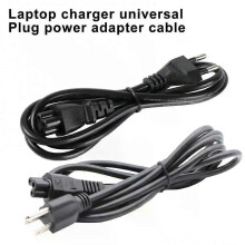 12/15m universalströmkabel laptopladdare AC-strömadapter sladdkabel nätkabel snabbkoppling