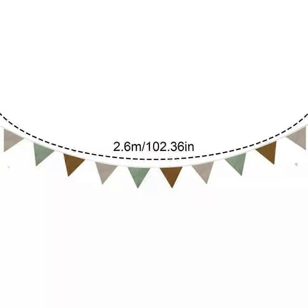 (Rose) Accrocher un drapeau, une bannière, un fanion, une bannière triangulaire, un tissu en coton lavable,