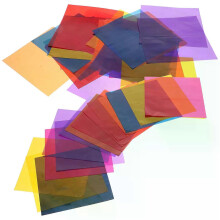84 feuilles de papier cellophane décoratif coloré pour bonbons, emballage cadeau fait main