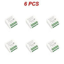 (F 6pcs) Tuya WiFi Smart Switch Module 16A Wireless DIY Light Switch Support 2 Way Contro