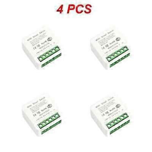 (A 1pc) Tuya WiFi Smart Switch Module 16A Wireless DIY Light Switch Support 2 Way Contro 2