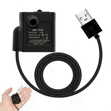 5v DC USB Husdjursvattendispenser Filter Mini Mikro Dränkbar Pump Lågbrus Borstlös Motorpump Akvarium