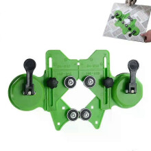 Localizador de baldosas de cerámica y vidrio, guía de perforación de 4-83 mm, broca de diamante, guía