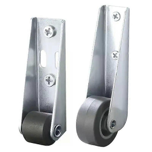 Heavy Duty Wheels Long Bracket Directional Wheel Side Mount Casters Smooth & Quiet Rolling Casters