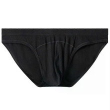 Intimo da uomo con inserti a vita bassa, slip convessi a U, traspiranti, sexy, con tasca portaoggetti