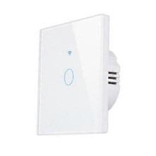 (White-01) TUYA WiFi Smart  Switch Smart Light Switch 1/2/3/4 Gang Wall Panels Smart HomeEU