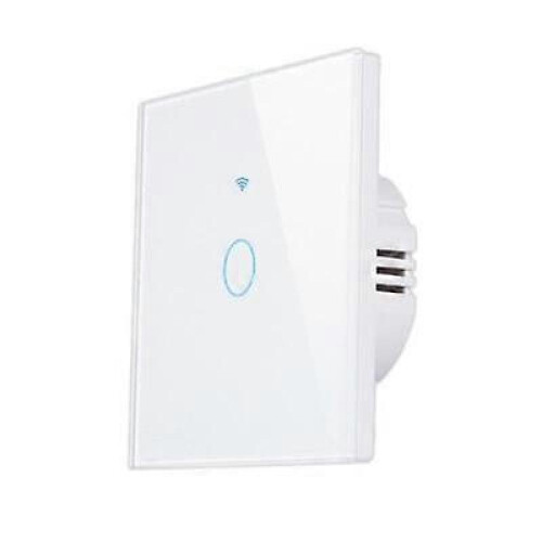(White-01) TUYA WiFi Smart  Switch Smart Light Switch 1/2/3/4 Gang Wall Panels Smart HomeEU