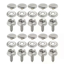 10 set tryckknappar rostfria kanvaslock skruvkit tält båtduk kapell verktyg hylsor knappar