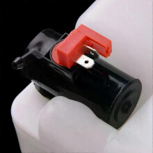 12V 18L Universal Bil Auto SUV Vindrutespolarbehållare Pump Flaskslang Munstycken Set