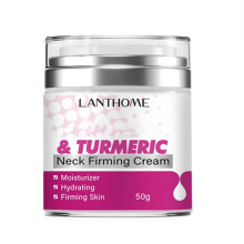 Reinol Neck Firming Cream Facial Moisturizer with Turmeric Double Chin Reducer Anti-Wrinkle Firming Hydrating Skin Care
