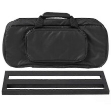 Pedaliera portatile per chitarra DB-2 in lega di alluminio con borsa per il trasporto, nastri, cinghie