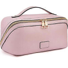 (Pink) Travel Cosmetic Bag Various Occasions Perfect for Storing Compact Beauty Bag