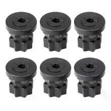 6Pcs Ram Mount Track Mounting Base Track Gear Adapter Kayak Track Mount for Kayak Boat Angler Fishing