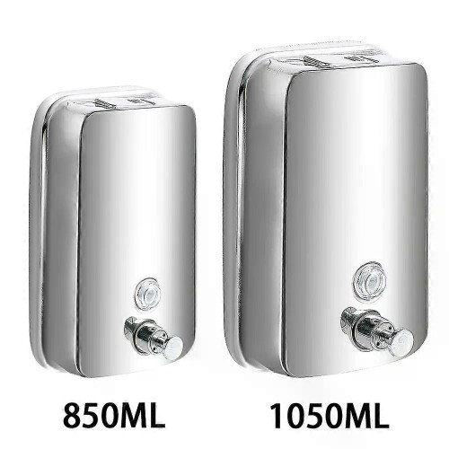 Δοχείο σαπουνιού 850ML/1050ML από ανοξείδωτο ατσάλι, επιτοίχια το