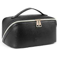 (Black) Travel Cosmetic Bag Various Occasions Perfect for Storing Compact Beauty Bag