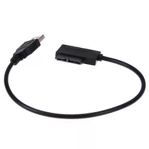USB σε 7+6 13pin λεπτό καλώδιο οπτικής μονάδας δίσκου Sata/ide CD DVD ROM για φορητό υπολογιστή