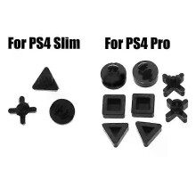 Lot de 3/8 patins en caoutchouc et silicone pour console Sony PS4 Pro/PS4 Slim