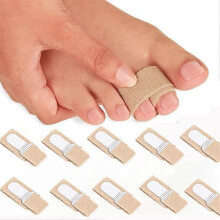 Fascia elastica separatrice per dita per uso diurno e notturno Protezione a compressione per l'alluce