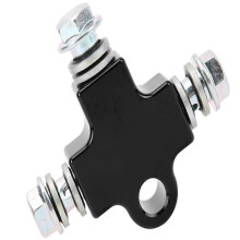 Connecteur en T noir pour tube 39 x 44 mm, adaptateur durable pour moto et VTT