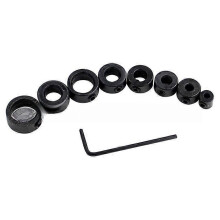 Anillo de posicionamiento de broca transversal ajustable para llaves pequeñas, tornillos y abrazaderas