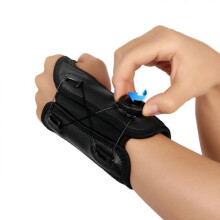 (Left hand, Black) Wrist Brace for Carpal Tunnel, Adjustable Wrist Brace, Closure Knob Hand Brace Night Support for Tendonitis Arthritis Sprains