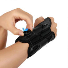 (Right hand, Black) Wrist Brace for Carpal Tunnel, Adjustable Wrist Brace, Closure Knob Hand Brace Night Support for Tendonitis Arthritis Sprains