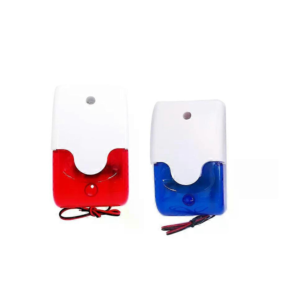 HH-103 Mini sirène stroboscopique, voyant lumineux, alarme sonore, lampe clignotante, filaire, rouge,