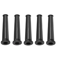 Lot de 5 manchons de protection de câble en caoutchouc noir pour meuleuse d'angle, perceuse électrique,