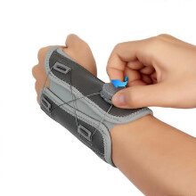 (Left hand, Grey) Wrist Brace for Carpal Tunnel, Adjustable Wrist Brace, Closure Knob Hand Brace Night Support for Tendonitis Arthritis Sprains