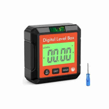 (C) Sakerplus Magnetic Digital Inclinometer, High-precision Angle Ruler