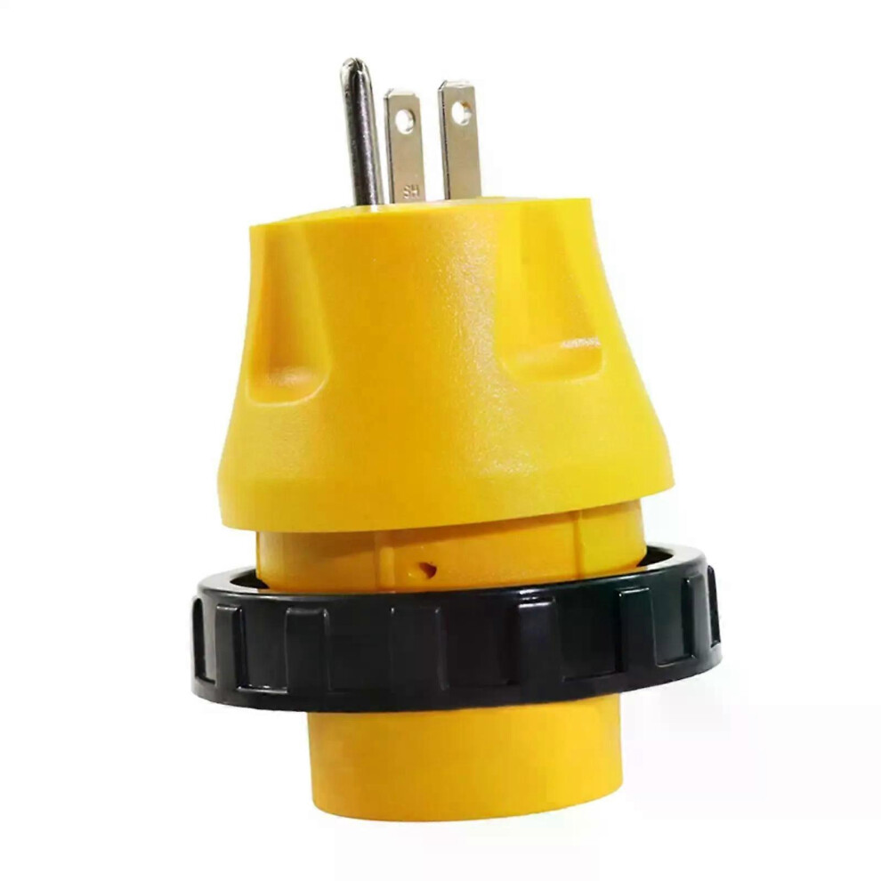 Adaptateur électrique pour camping-car : prise mâle 15 A vers femelle 30 A – pour camping-car