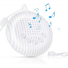 White Noise Machine, Auto Shut-Off Timing Sound Machine, Portable Sleep Aid Device with 10 Relaxing Nature Sounds