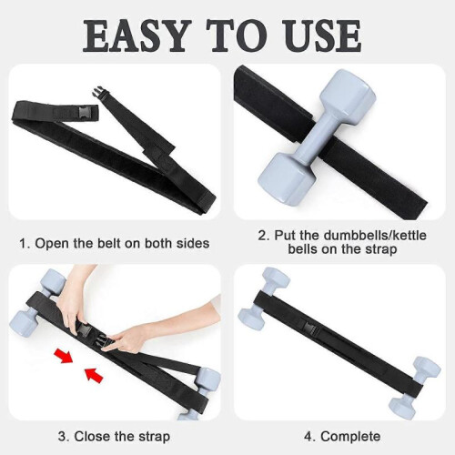 (Black)Hip Thrust Belt, Booty Belt for Hip Thrust Use with Dumbbells Kettlebells Plates, Non-Slip Hip Thrust Belt Pad 2