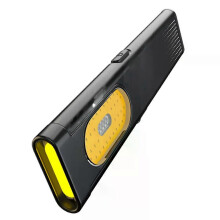 LED-ficklampa USB-C uppladdningsbar 470Lm bärbar mini-ficklampa arbetslampa magnetisk baksida