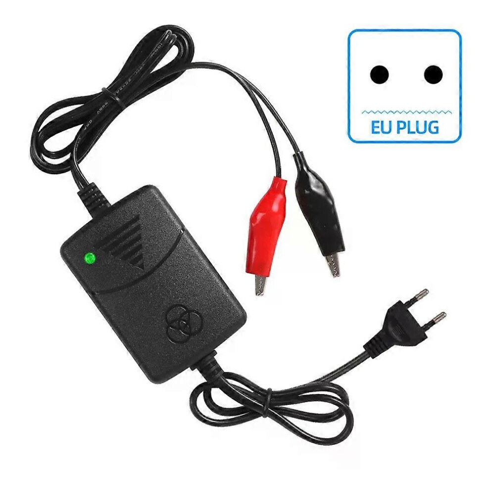 Chargeur de batterie de voiture 12 V, chargeur de batterie au plomb 1 500 mA, chargeur de batterie portable